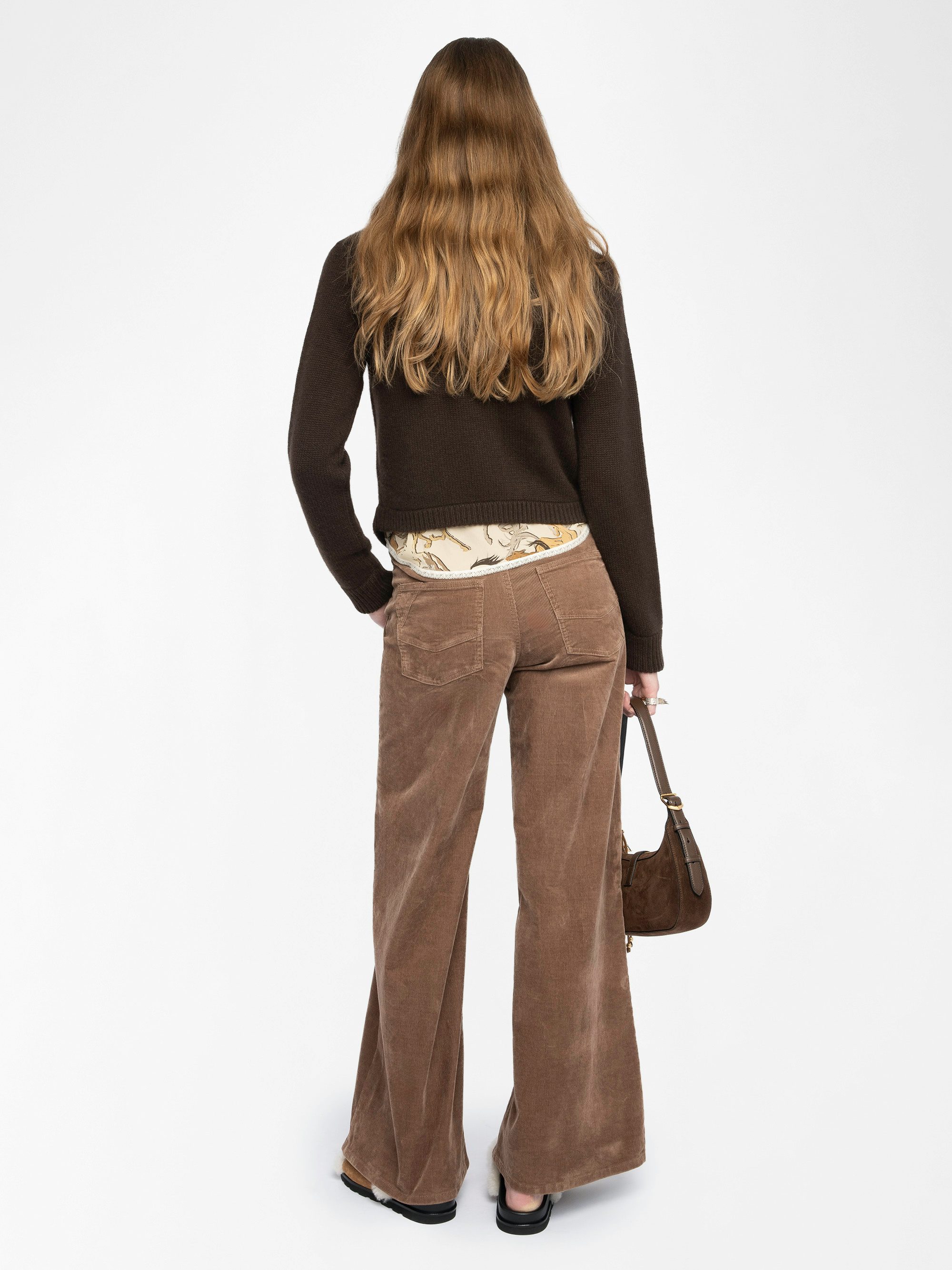 Westia 100% Cashmere Cardigan - Round neck buttoned cardigan.